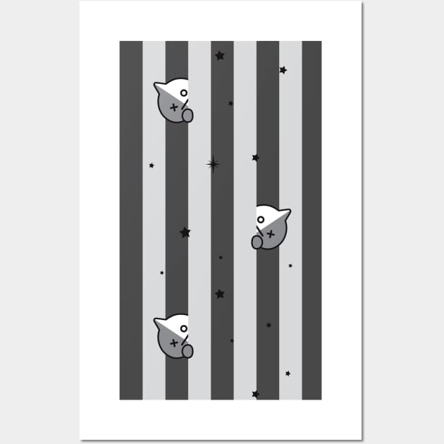 BT21 Van Striped Pajamas Pattern Bt21 Bts Posters and Art Prints TeePublic